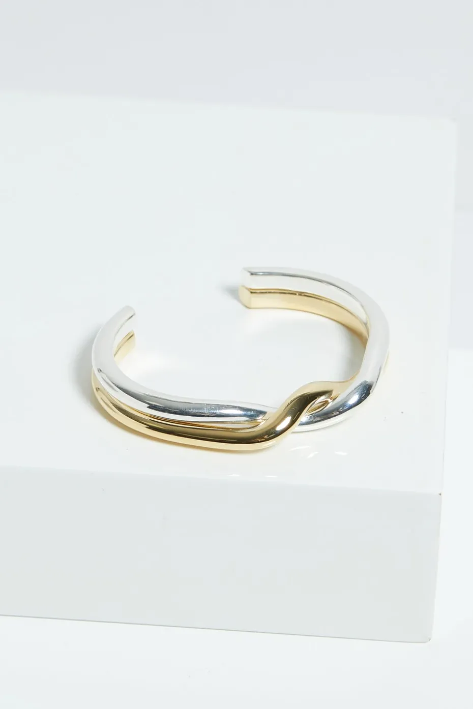Jon Richard Two Tone Twisted Cuff