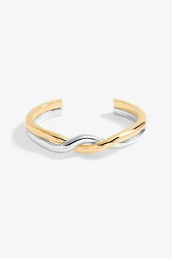 Jon Richard Two Tone Twisted Cuff