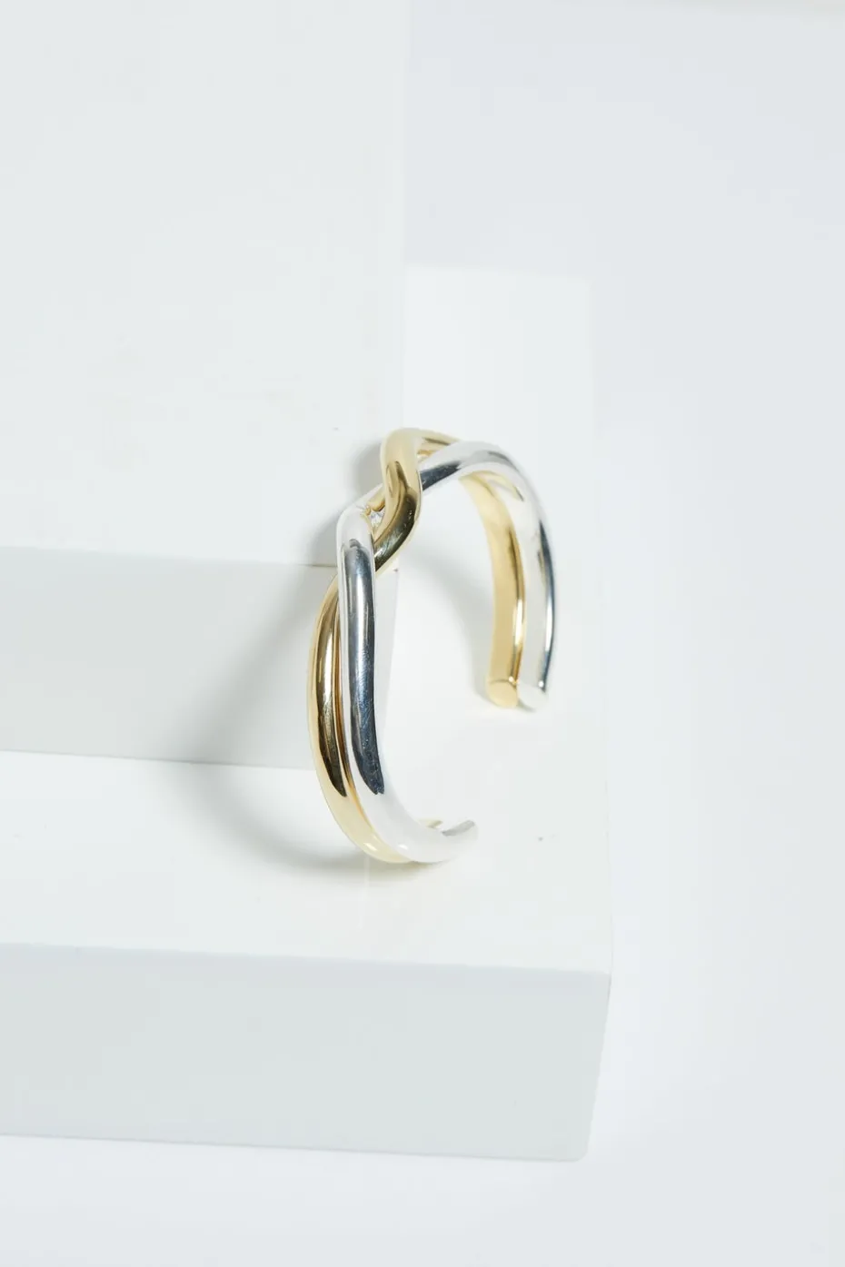 Jon Richard Two Tone Twisted Cuff