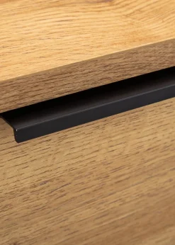 Julian Bowen Bali 4 Drawer Chest in Light Oak (97 x 80 x 40cm)