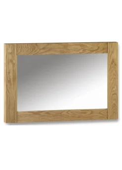Julian Bowen Brown Marlborough Wall Mirror (70 x 100 x 2cm)