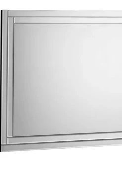 Julian Bowen Deco Frameless Wall Mirror (80 x 60 x 2cm)