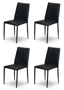Julian Bowen Set Of 4 Jazz Chairs (91 x 43 x 56 cm)