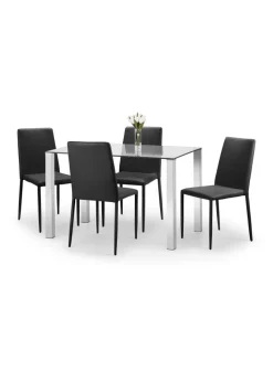Julian Bowen Set Of 4 Jazz Chairs (91 x 43 x 56 cm)
