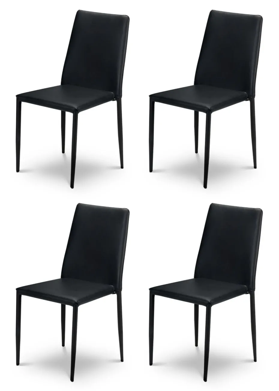 Julian Bowen Set Of 4 Jazz Chairs (91 x 43 x 56 cm)