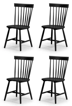 Julian Bowen Set Of 4 Torino Chairs (90 x 52 x 49 cm)
