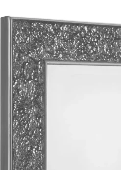 Julian Bowen Silver Staccato Fragment Wall Mirror (80 x 110 x 2.5cm)
