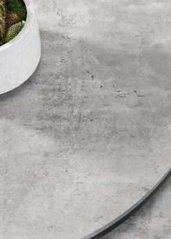 Julian Bowen Staten Concrete Round Nesting Coffee Table (50 x 80 x 80 cm)