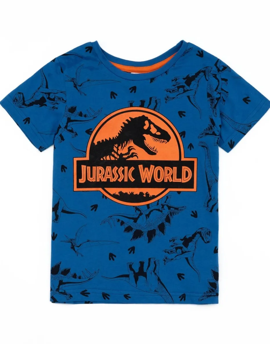 Jurassic World Kids Blue Shortie Pyjamas (3-10 Years)