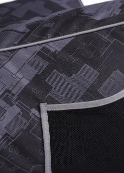 Kaikoo Black/Grey Relaxer Gaming Chair with Quilting