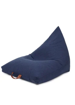 Kaikoo Blue Boucle Urban Seat Lounger with PVC Handle