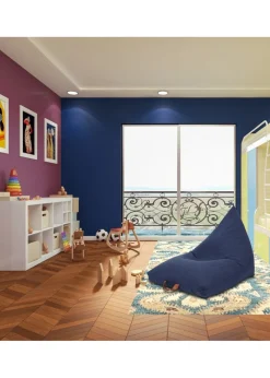 Kaikoo Blue Boucle Urban Seat Lounger with PVC Handle