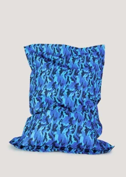 Kaikoo Blue Camo Print XL Floor Cushion (100x140cm)
