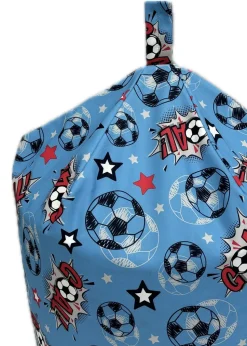 Kaikoo Blue Goal Print Beanbag