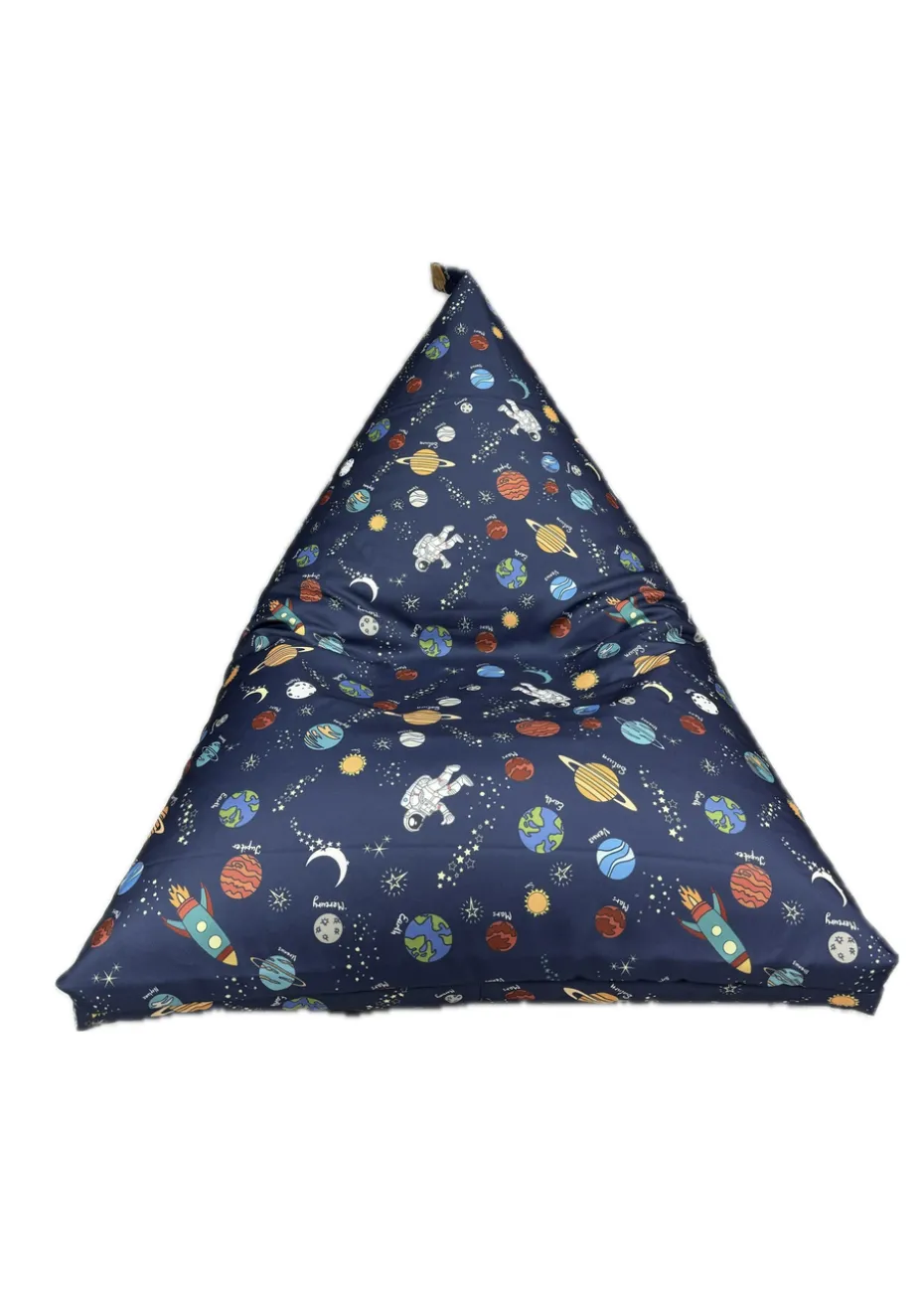 Kaikoo Blue Space Print Triangle