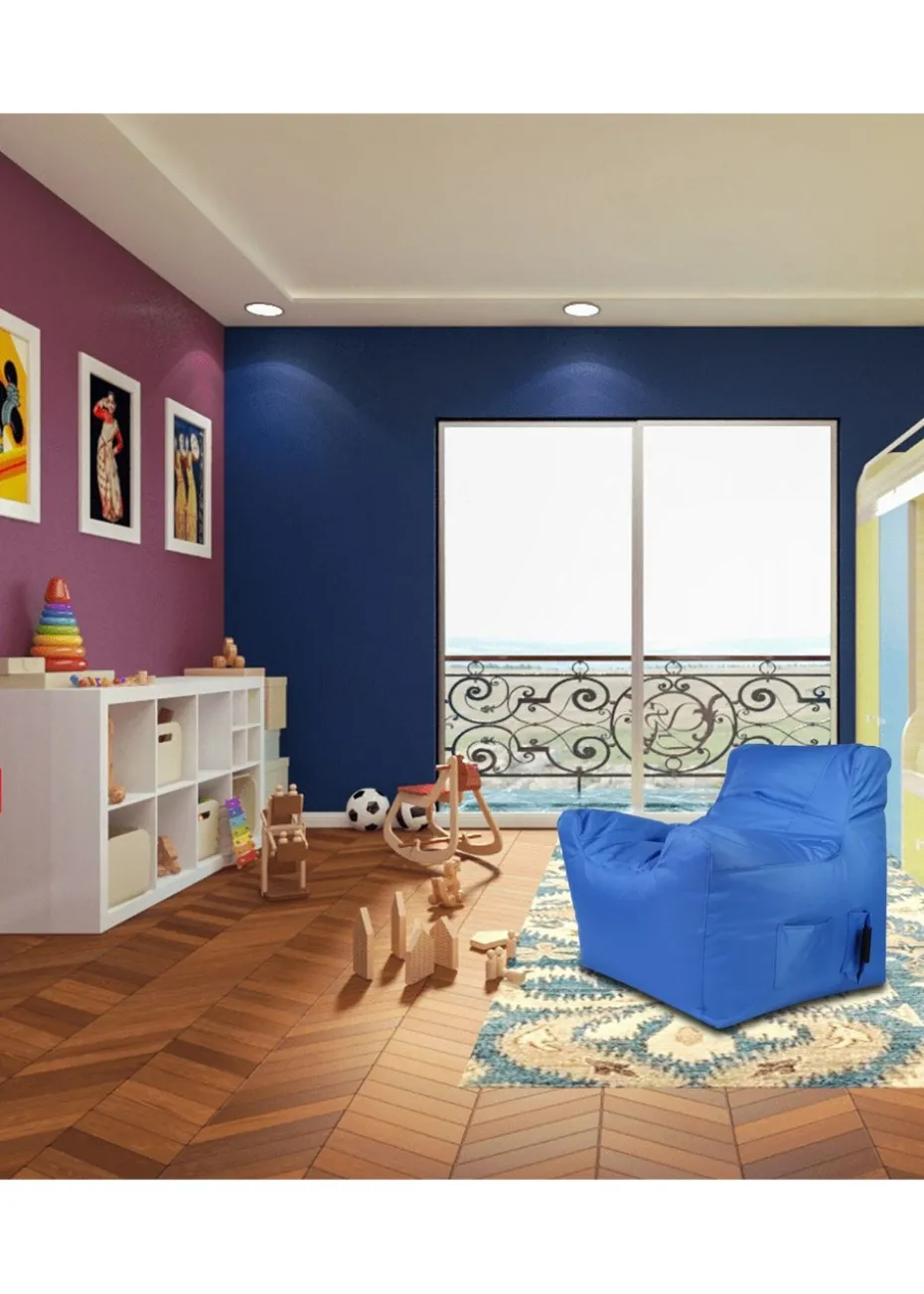 Kaikoo Blue Teenage Chairs with Pockets