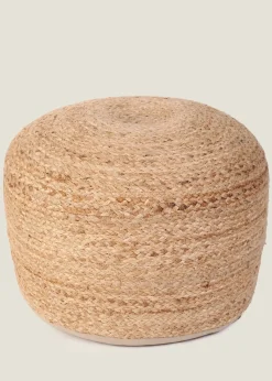 Kaikoo Brown Pouffe