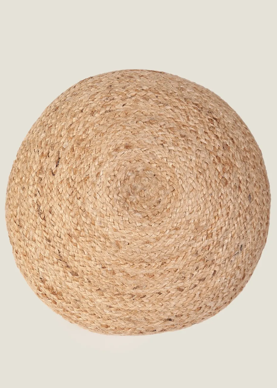 Kaikoo Brown Pouffe
