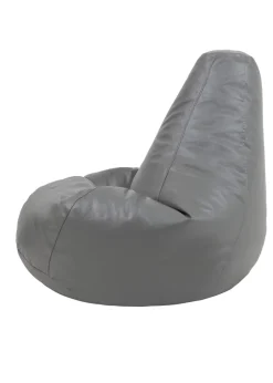 Kaikoo Grey Faux Leather Tear Drop