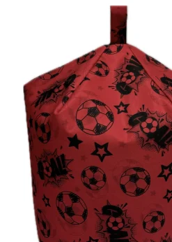 Kaikoo Red Goal Print Beanbag