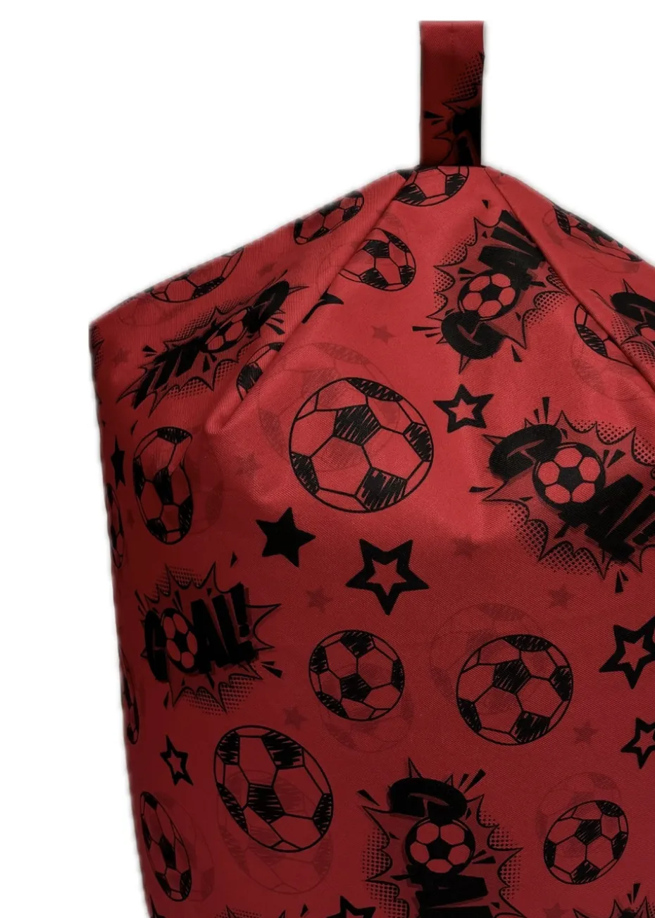 Kaikoo Red Goal Print Beanbag