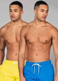 Kensington Eastside Blue 2-Pack Colour Swim Shorts