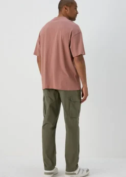 Khaki Cargo Trousers
