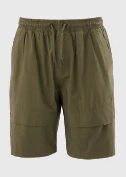 Khaki Lightweight Pocket Drawcord Shorts
