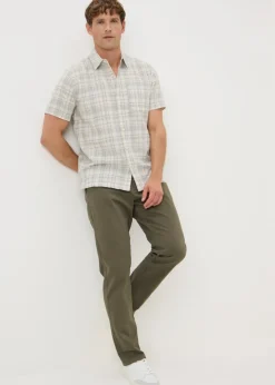 Khaki Slim Fit Chinos