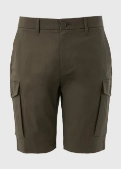 Khaki Smart Cargo Shorts