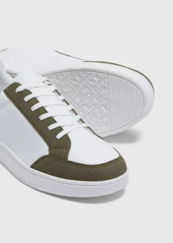 Khaki Smart Trainers