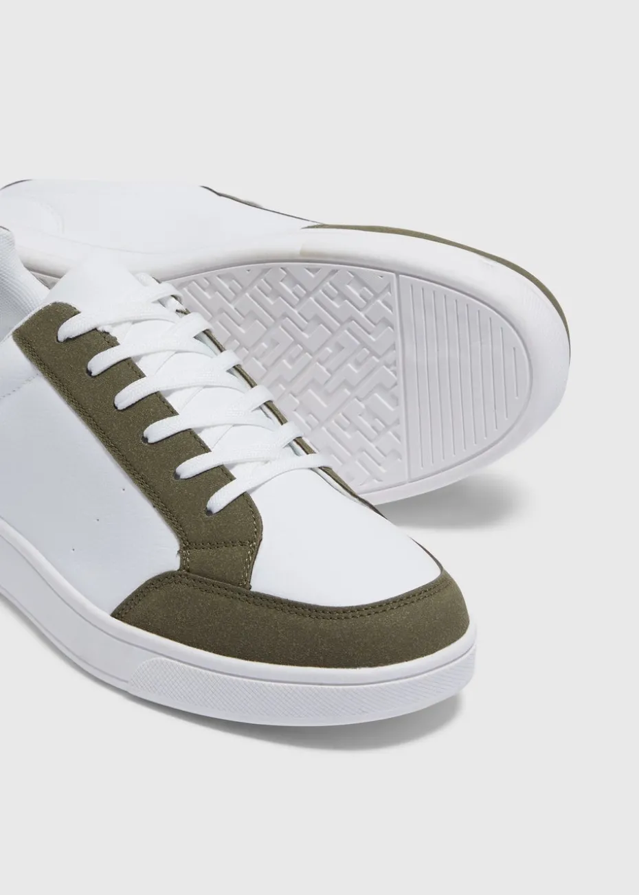 Khaki Smart Trainers