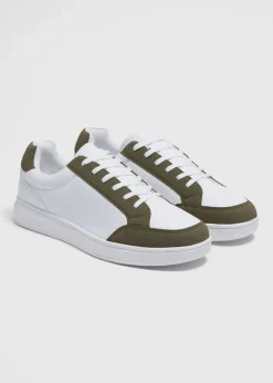 Khaki Smart Trainers