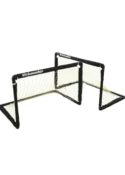 Kickmaster Black One on One Folding Goal Set (W90cm x H61cm x D59cm)
