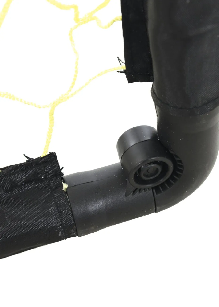 Kickmaster Black One on One Folding Goal Set (W90cm x H61cm x D59cm)