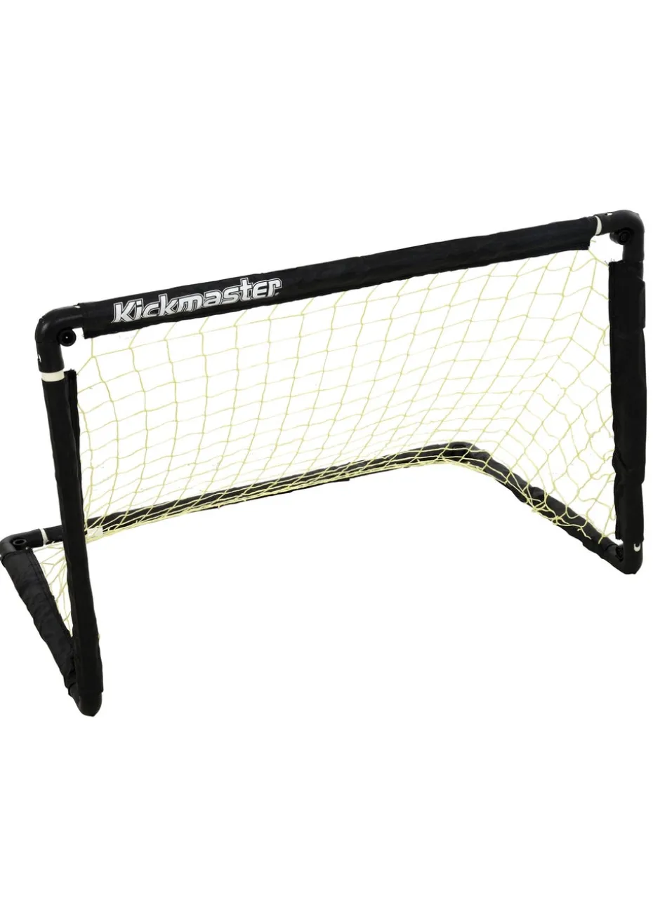Kickmaster Black One on One Folding Goal Set (W90cm x H61cm x D59cm)
