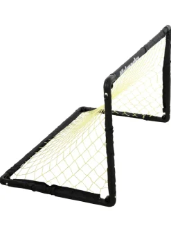 Kickmaster Black One on One Folding Goal Set (W90cm x H61cm x D59cm)