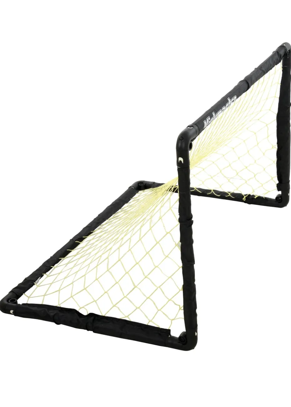 Kickmaster Black One on One Folding Goal Set (W90cm x H61cm x D59cm)