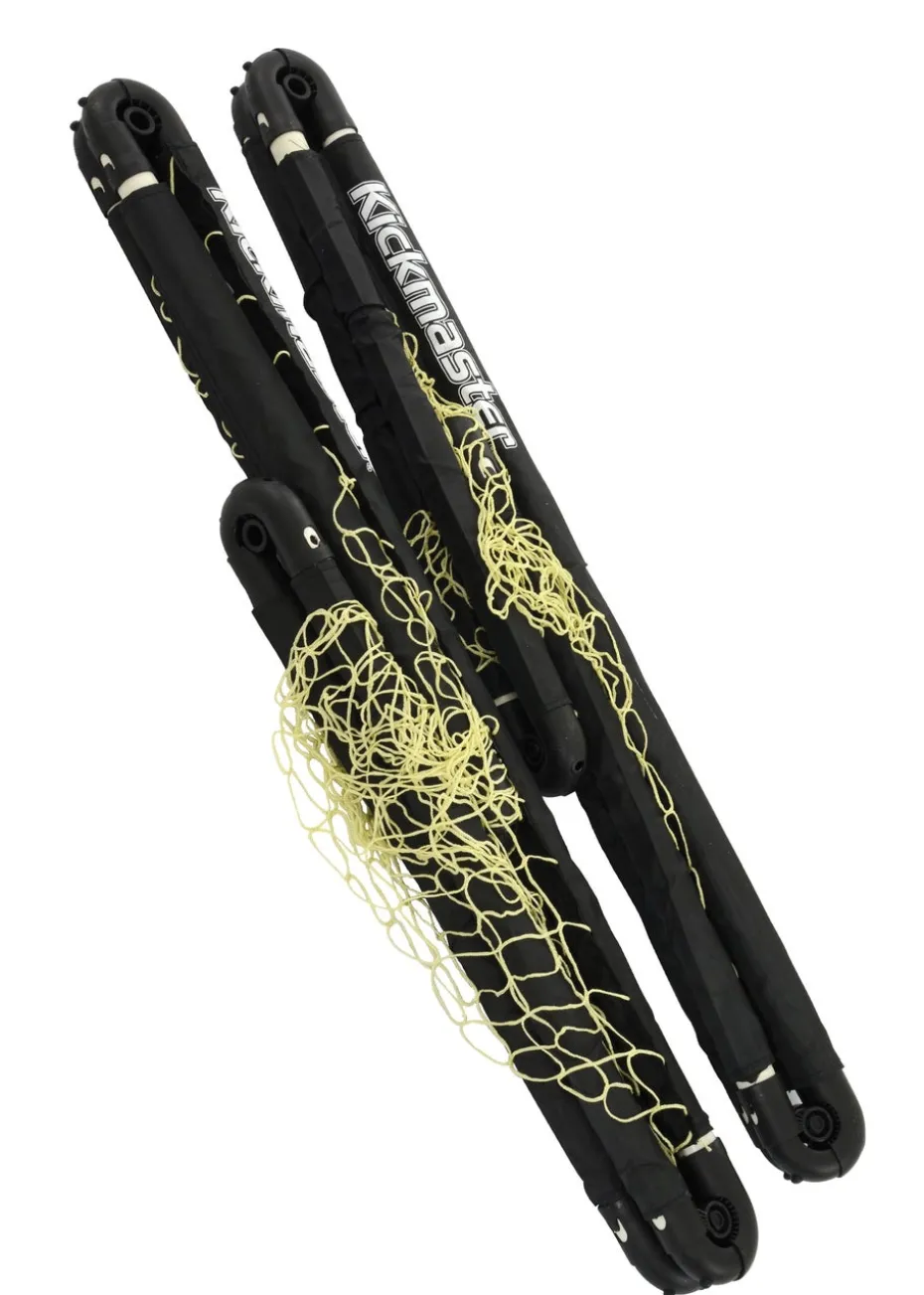 Kickmaster Black One on One Folding Goal Set (W90cm x H61cm x D59cm)