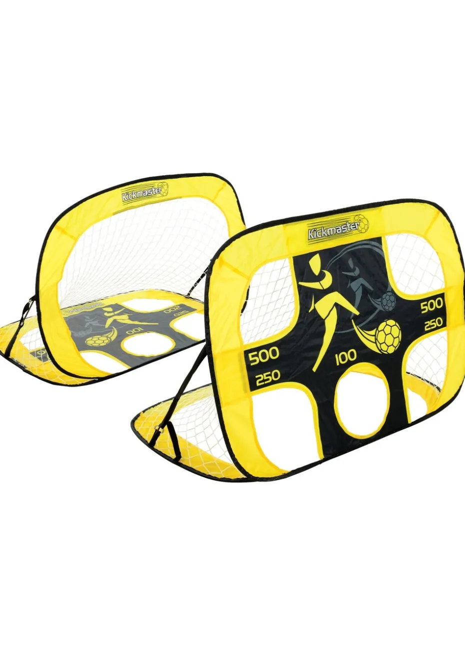 Kickmaster Multi Colour Quick Up Goal & Target Shot