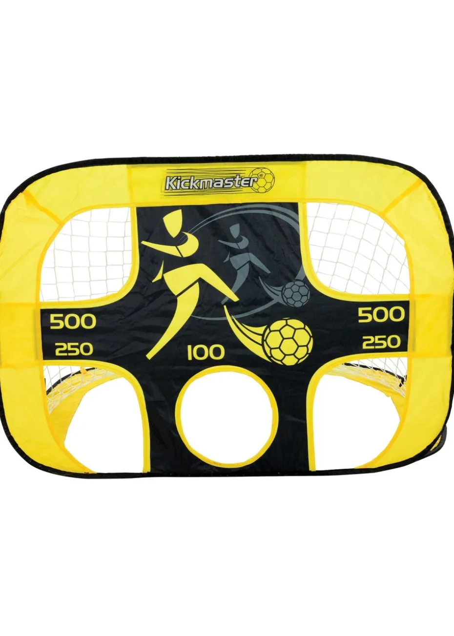 Kickmaster Multi Colour Quick Up Goal & Target Shot