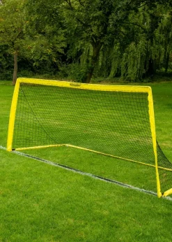 Kickmaster Yellow Fibreglass Flexi Goal 8ft (H120cm x W244cm x L120cm)