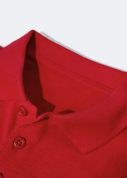 Kids 2 Pack Red School Polo Shirts (3-13yrs)