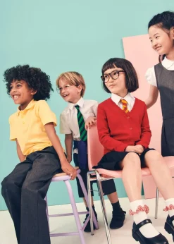 Kids 2 Pack Yellow School Polo Shirts (3-13yrs)