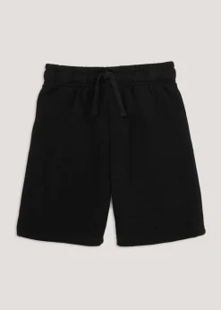 Kids Black Jogger School Sports Shorts (3-13yrs)