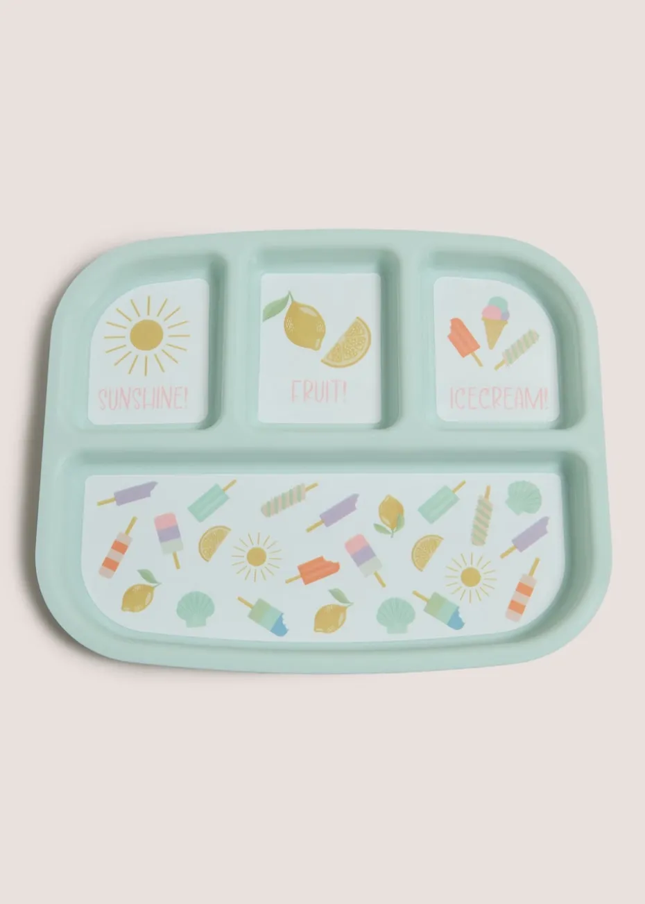 Kids Ice Cream Divide Plate