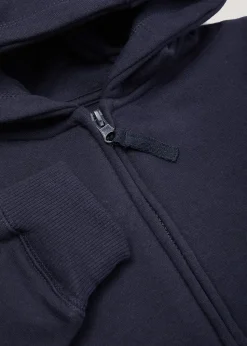 Kids Navy Zip Up School Hoodie (3-13yrs)