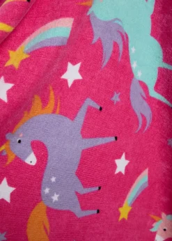 Kids Pink Unicorn Towel