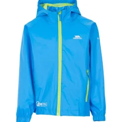 Kids Trespass Qikpac Blue Jacket (2-12yrs)