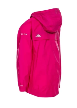 Kids Trespass Qikpac Pink Jacket (2-12yrs)